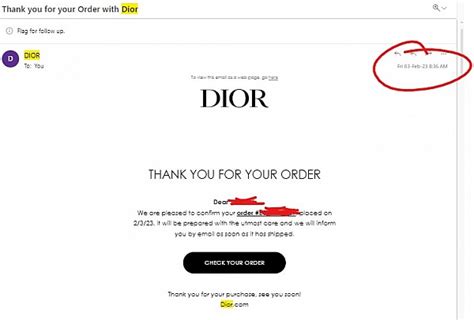 dior order lookup.